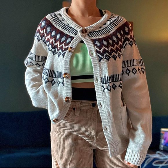 Vintage button-up cardigan - Picture 2 of 7